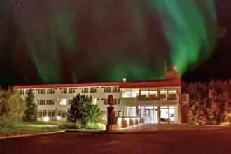 Hotel Kjarnarlundur Under Northern Lights Iceland Large