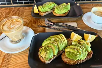 Reykjavik Roasters Avocado Toast And Coffee Large