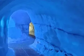 Perlan Museum Ice Cave Reykjavik Iceland.