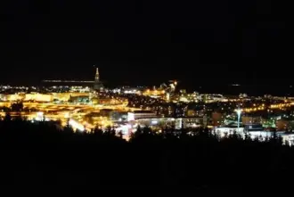 Iceland Dark Reykjavik Night.