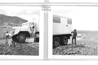 Snaeland Travel In Summer 1973, Trolli Vehicle Gets A Wash Medium