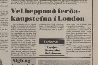 1983 Snaeland Travel In Newspaper Article Among Icelandic Travel Companies At Conference In London Medium