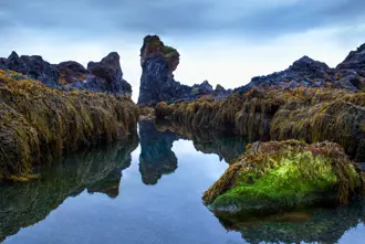 Djupalonssandur At Snaefellsnes Peninsula In Iceland.