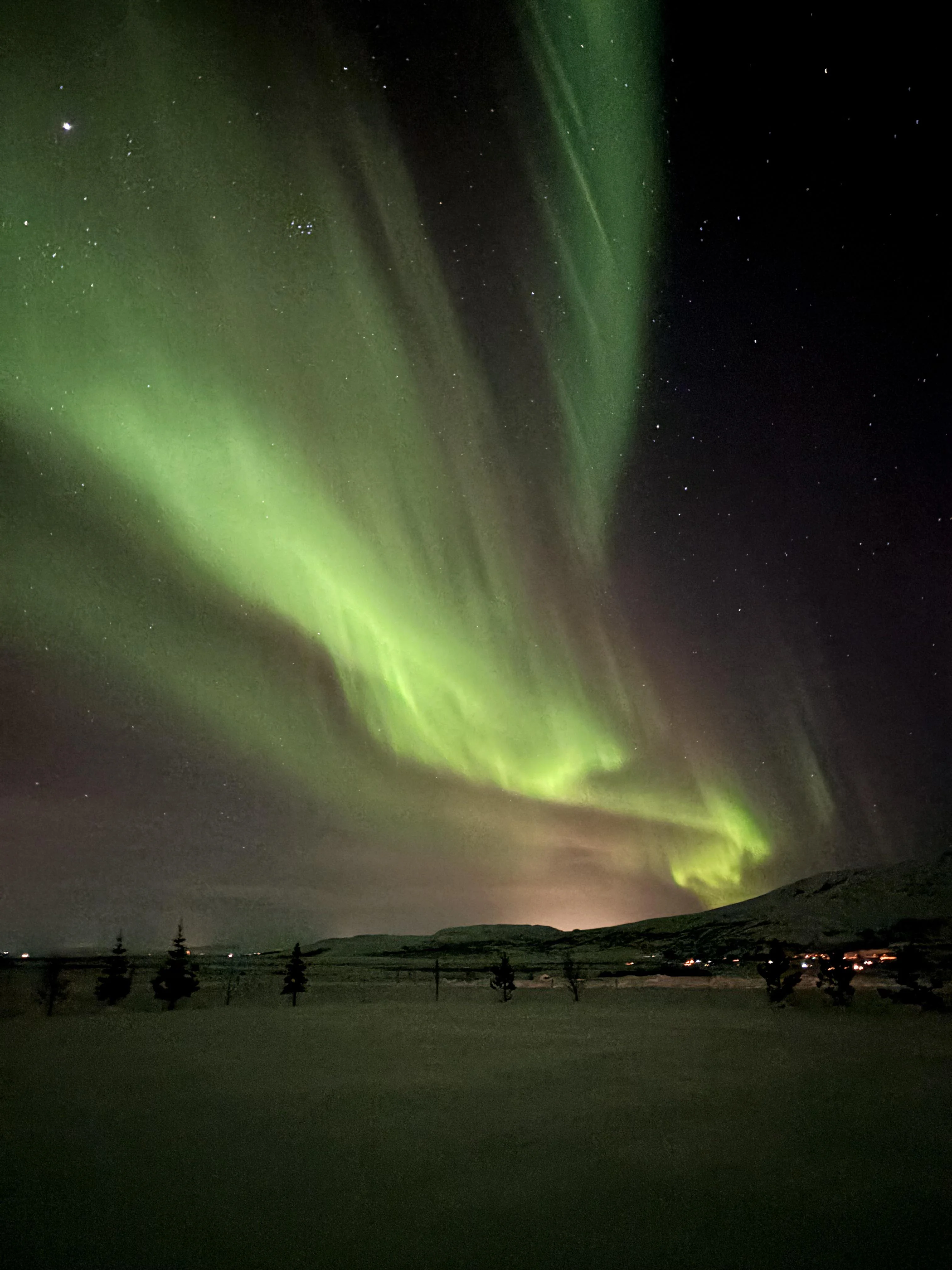 Northern Lights in Iceland taken by a reddit user.