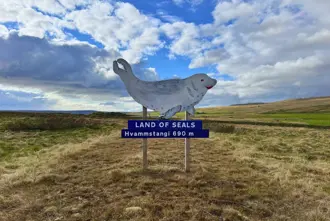 Seal Sign To Hvammstangi Seal Town In Iceland Medium1600x1067