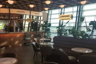Loksins Bar at Keflavik Airport in Iceland.