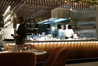 Perlan Restaurant Reykjavik Dark Night Iceland.