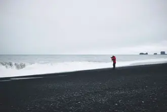 Reynisfjara Black Sand Beach Iceland Photogapther Large