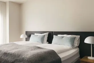 Standard Double Room at Hotel Berg in Keflavik nearby Keflavik International Airport.