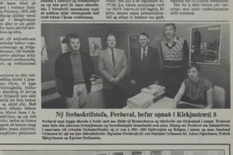 1983 Article Snaeland Travel Opens A New Travel Agency Ferdaval Medium