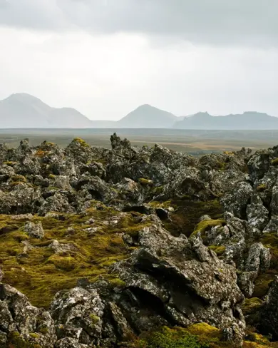 Reykjanes Iceland Moss Lava Field Mountains Iceland Large