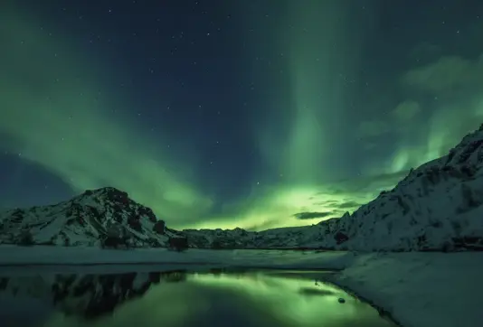 Green Northern Lights 2025 Iceland Customer Photo Large