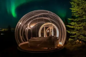 Buubble Hotel Under Northern Lights Iceland Large